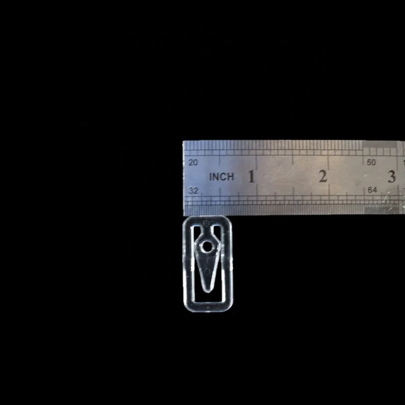 Direct factory sale White transparent Plastic Bag Clips  Manufacturers Shirt Clip For Packing