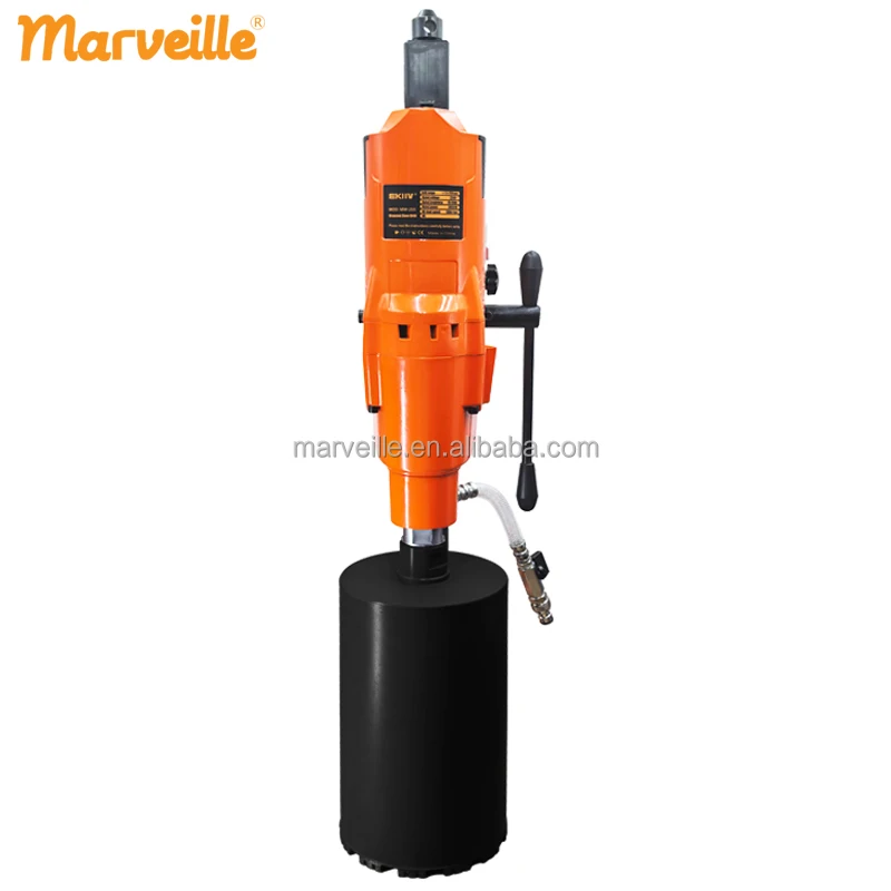 Low price wholesale Marveille MW-255 15-255mm 110V 220V high-quality 3850W 580r/min vertical drilling diamond drilling rig