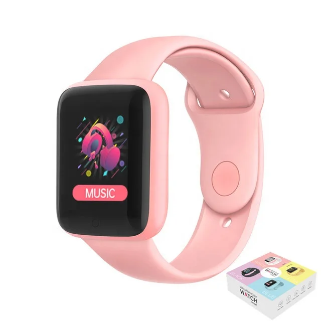 Factory Wholesale New Y68 D20 Smart Watch Macaron 8 Colors 1.44 inch Fashion Sports Fitness bands Fitpro Smartwatch For Android