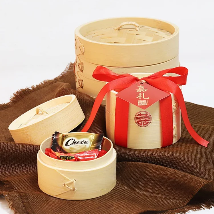 Home Kitchen 2024 Durable Mini Bamboo Steamer Basket Dumpling Food Snack MOMO Dumpling Steamer Suitable For Cooking Vegetables