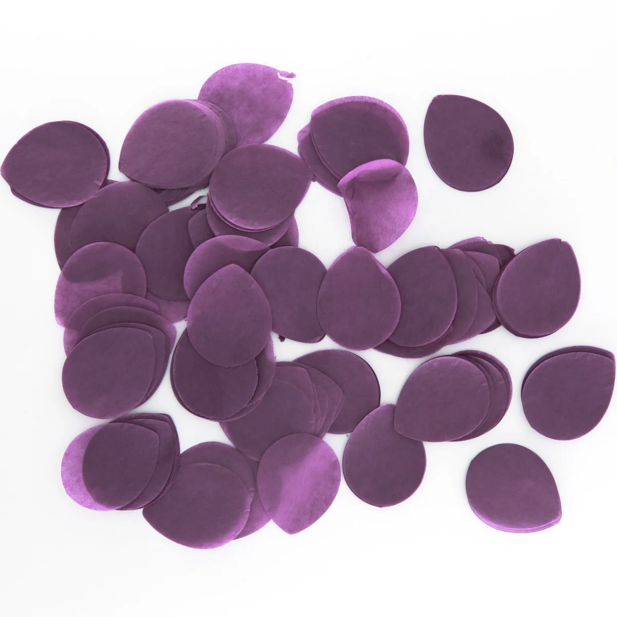 Flame retardant 100% biodegradable rectangular confetti white pink flowers confetti wedding birthday holiday decorations