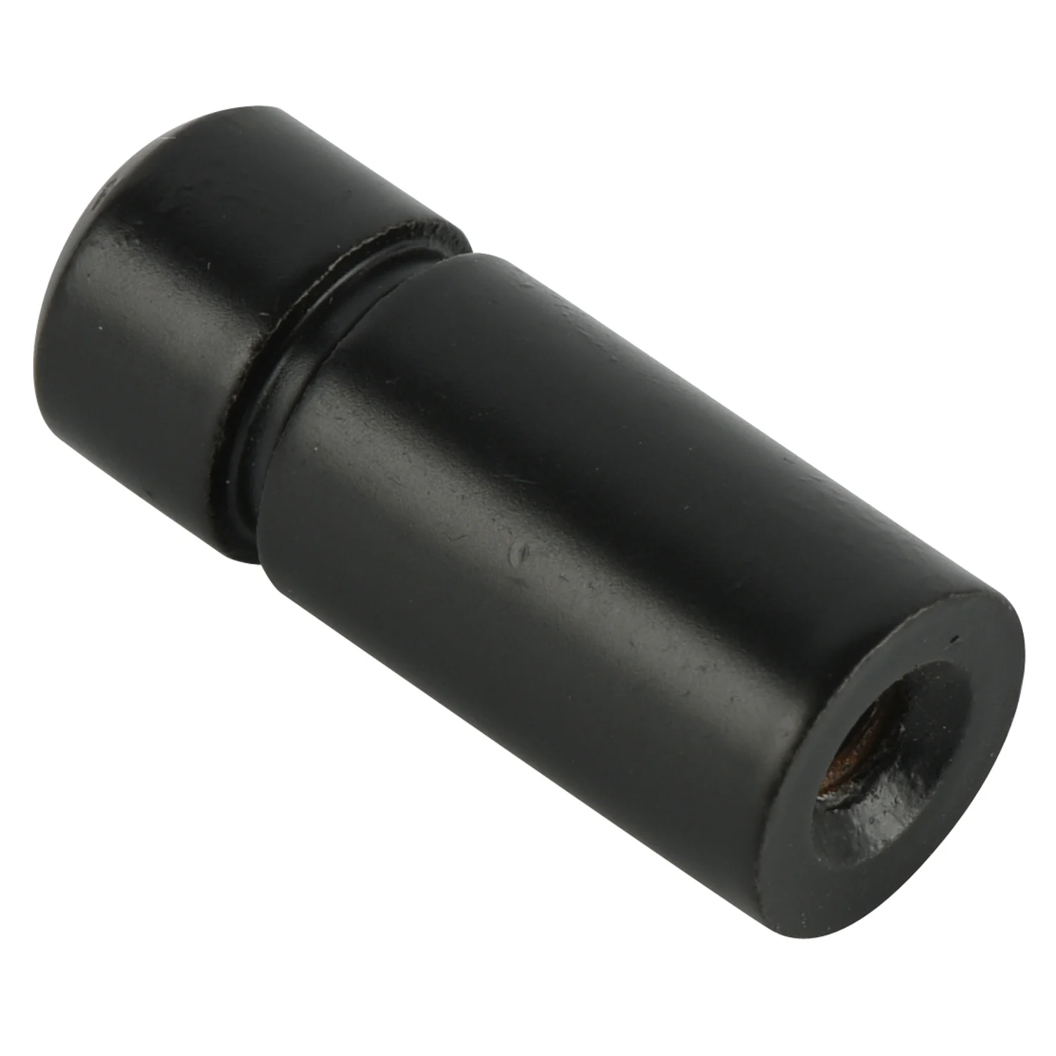 Hafele steel cylindrical furniture cabinet door knob matt black color 10 X 25mm