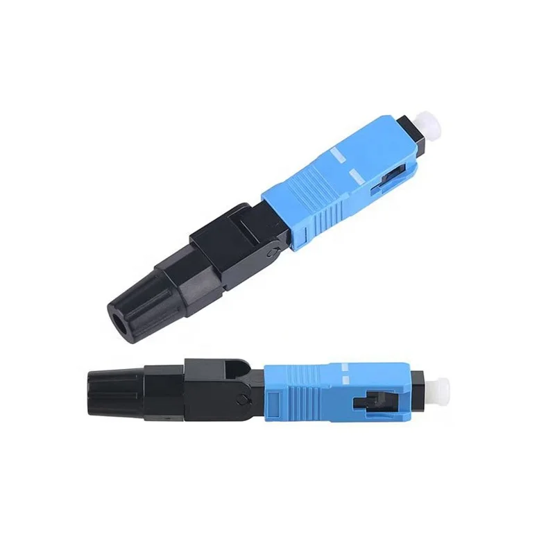 Approx 55MM 60MM Embedded Type Fiber Optic SC UPC Single Mode Fast Connector