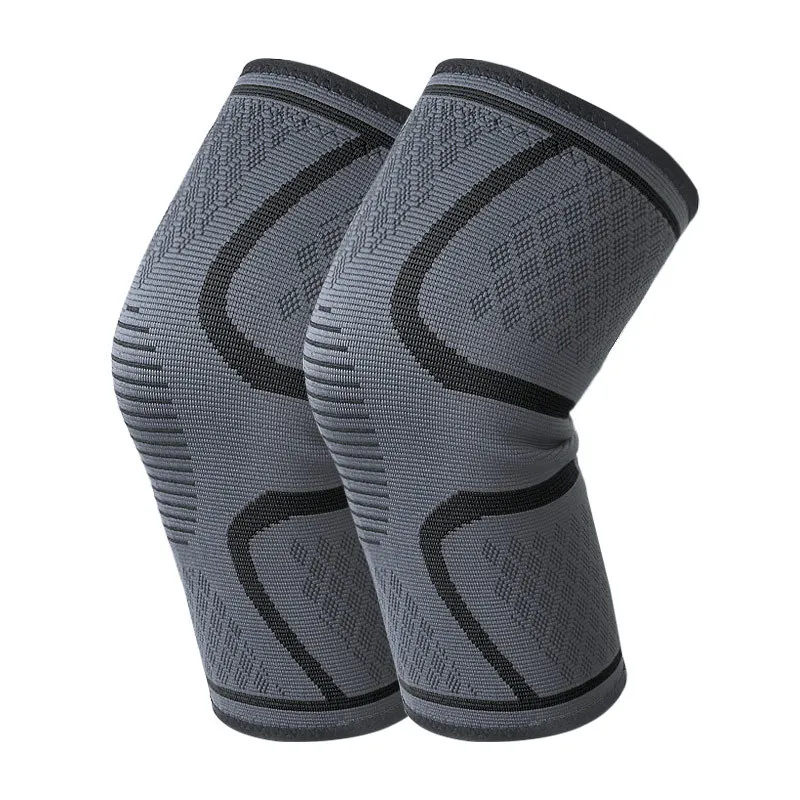 Customized compression knitted breathable neoprene knee protectors suitable for sports knee protection