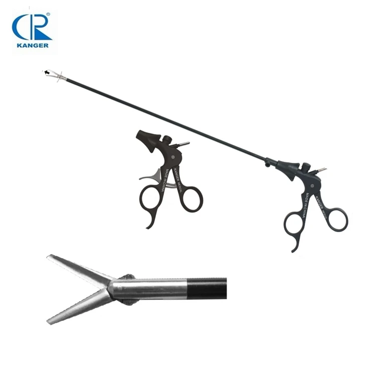 4Pc Laparoscopic Graspers Forceps Instrument 5mmx330mm 5mmx450mm  2 Yrs Warranty