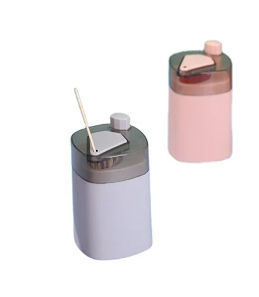 Press Type Automatic toothpick Box Portable Cute Home Decor heart