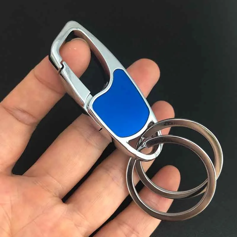 Custom Metal Car Keychain Pendant Zinc Alloy Fixed Gift Advertising Promotional Supplies Laser Engraved