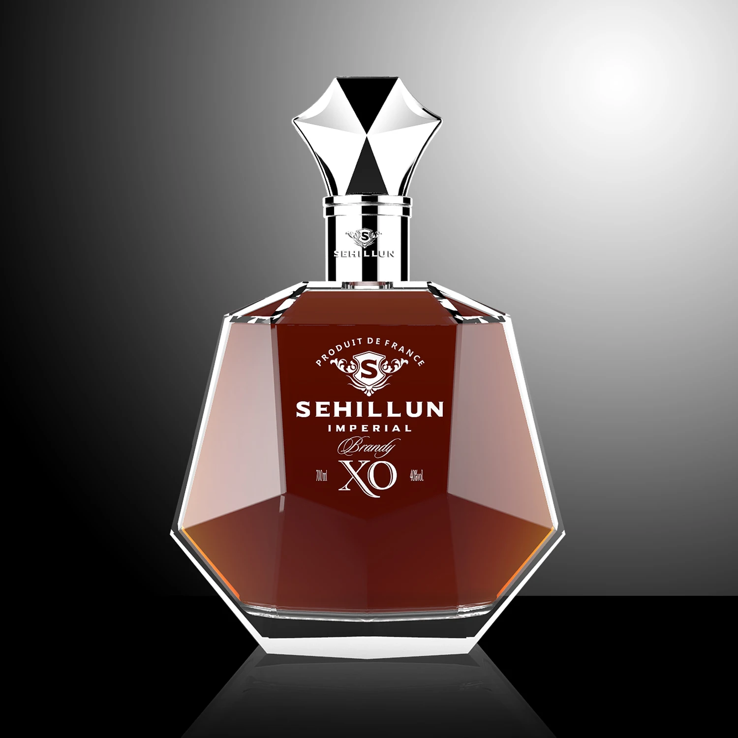 Производитель luxury750ml стеклянная бутылка для ликера с крышкой водки виски бренди