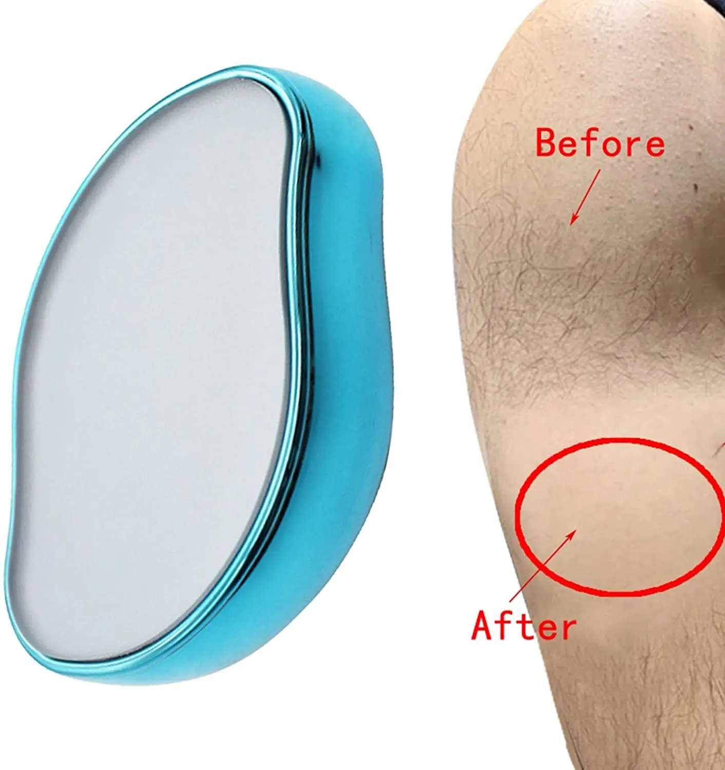 Crystal Hair Removal Appliances & Crystal Hair Eraser for Men & Women Arms Legs Back