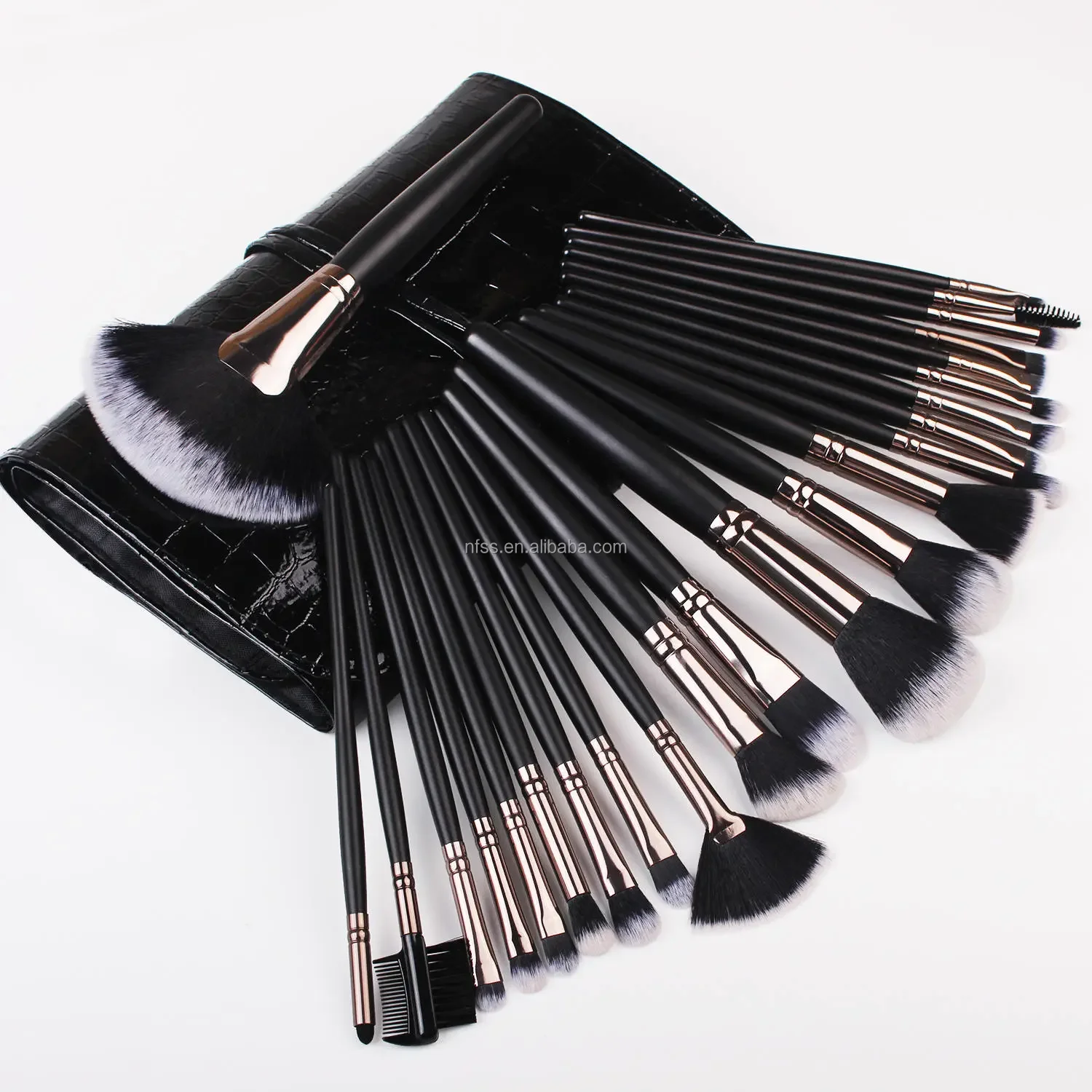 Vegan It Cruelty Free Custom Made Vegan Cosmetics Make Up Brushes Manufacturers China 24 Pcs Makeup Brush Set And Pouch Case Bag