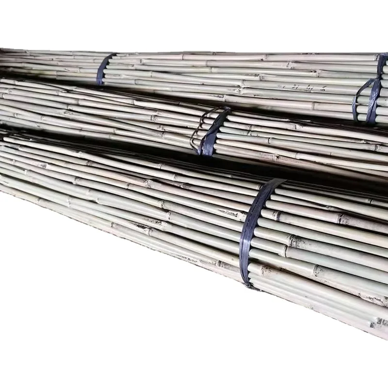 Производитель оптом экологически чистый садовый бамбуковый черный столб для строительства