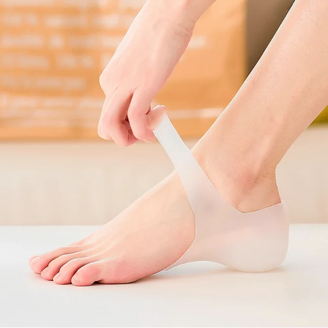 2020 New Invisible Height Increase Insole Unisex Heel Pad Silicone Insole Foot Massage Orthopedic Arch Support Insoles for Shoes