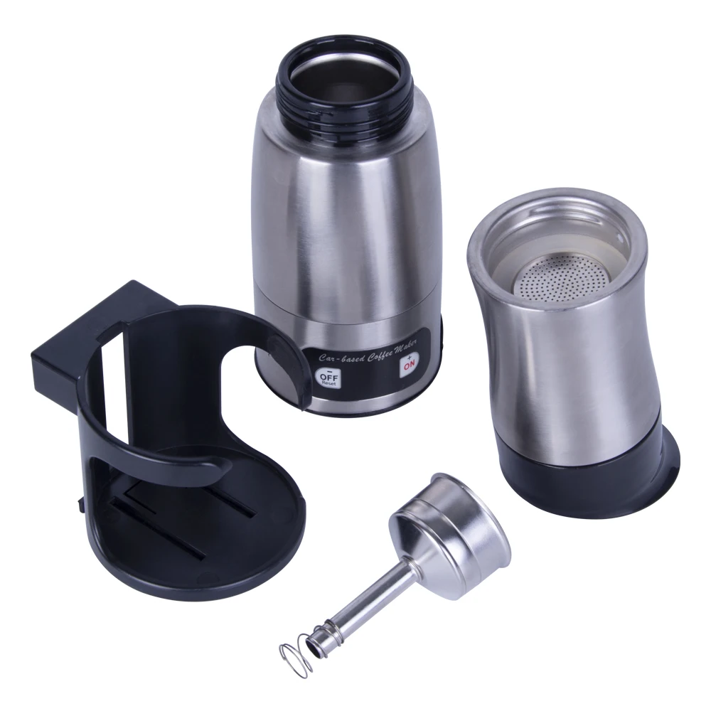 Stainless Steel Smart Mini Car Espresso Electric Machine Portable Coffee Maker