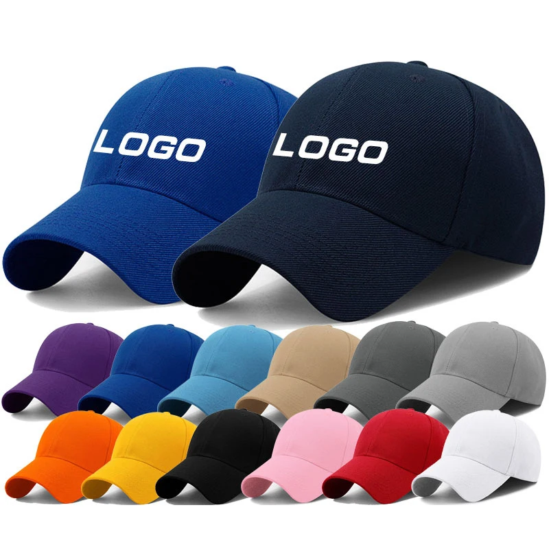 Wholesale Embroidery Baseball Hats With Custom Logo Fitted Dad Caps Sun Hats Unisex Sports Caps