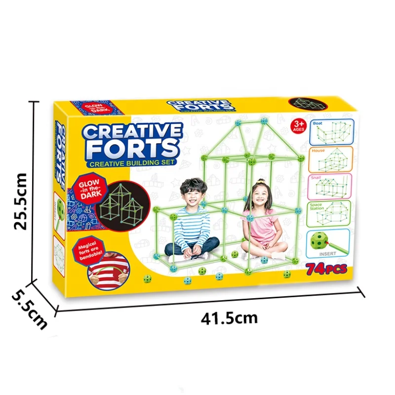 Building Ball Blocks Castle House Tent Toys DIY Gift Kids Building Block Toys For Children