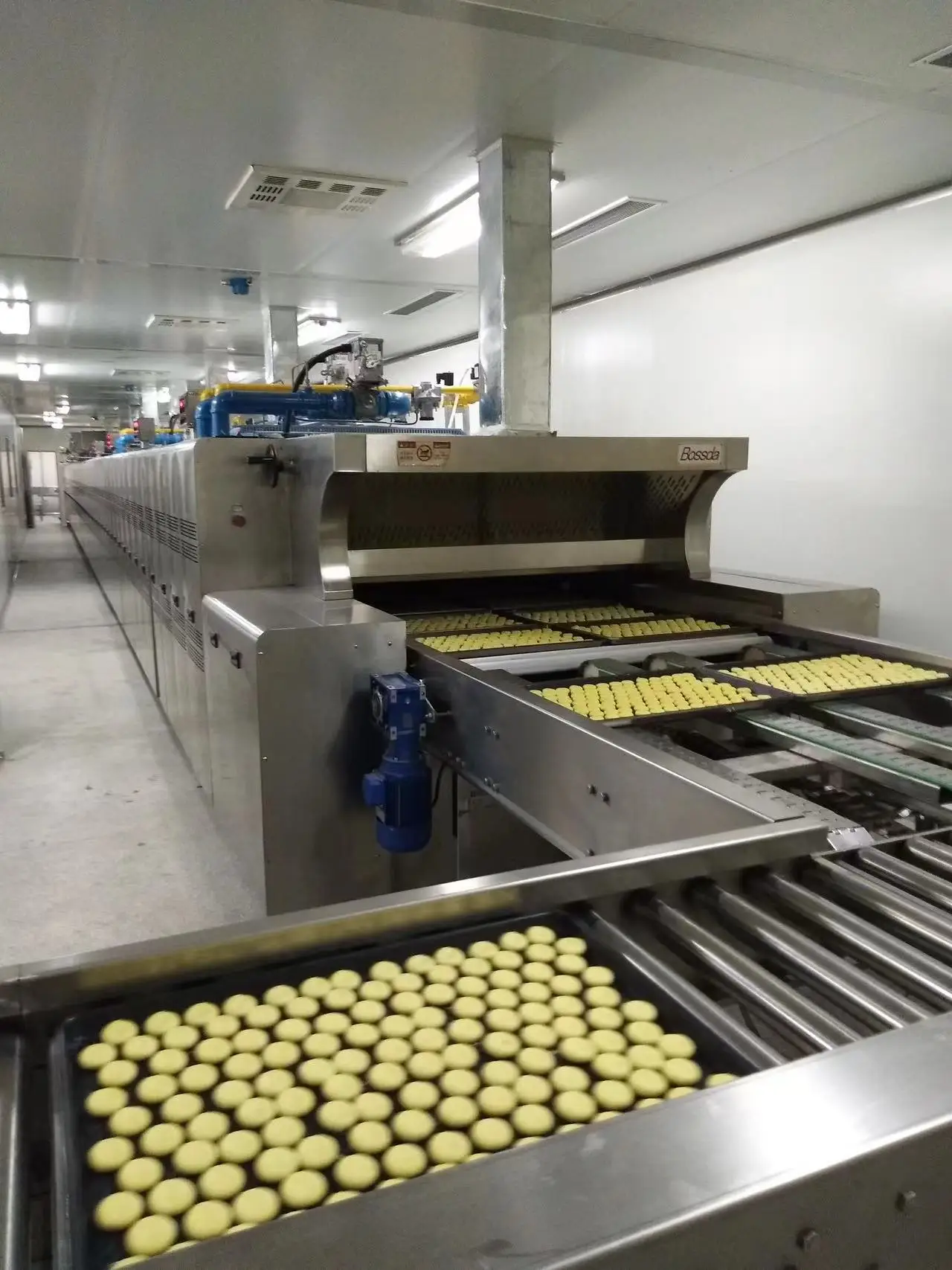 New Commercial Stainless Steel Convection Bakery Tunnel Oven High Productivity for Restaurants Food Shops Hotels 380V