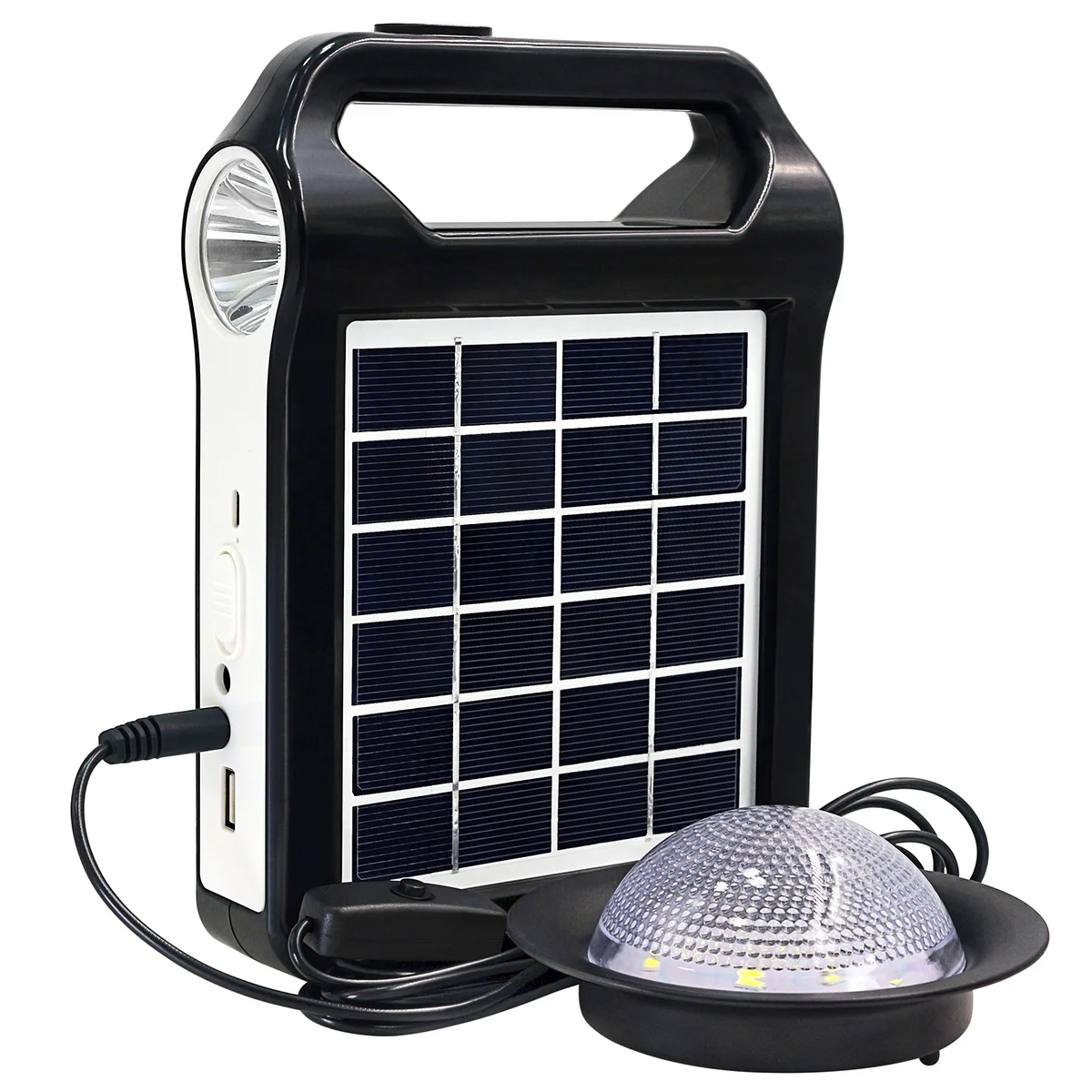 Portable Lithium Battery Solar Power Lighting System Mini Solar Energy Lamp Removable Solar Panel Rechargeable Solar Light