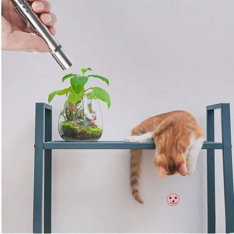 USB Rechargeable Pet Supplies Interactive Cat Toys 3 In 1 Mini Red Laser Pointer Pen 812-1660