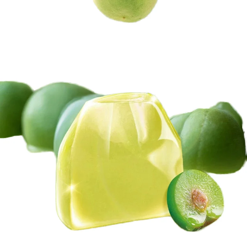 WDL, оптовая продажа, 120 г/мешок, зеленое сливовое желе, сжимаемое фруктовое желе