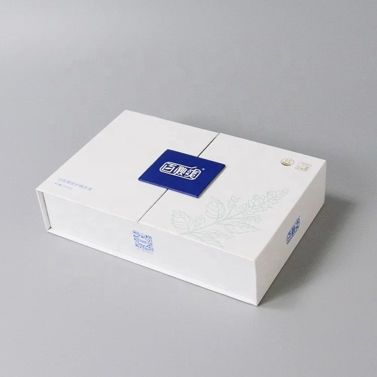 Magnet closure flip gift boxes for cosmetic and perfume bottles