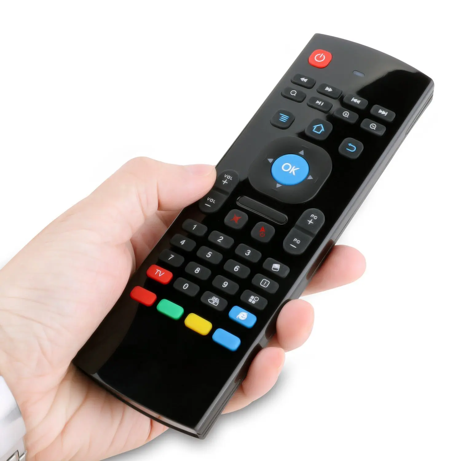 Air Mouse MX3 ,2.4G Backlit Remote Control,Mini Wireless Keyboard & Infrared IR Learning, Best for Android Tv Box HTPC IPTV
