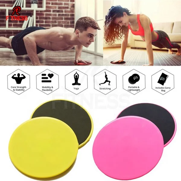  Занятий фитнесом Core слайдер упражнения скользя раздвижные диск