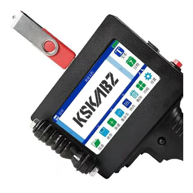 
Cheap Price Portable Expiration Date Stamp Hand Held Inkjet Batch Code Printing Coding Machine for Medicine Metal Pipe Rubber 