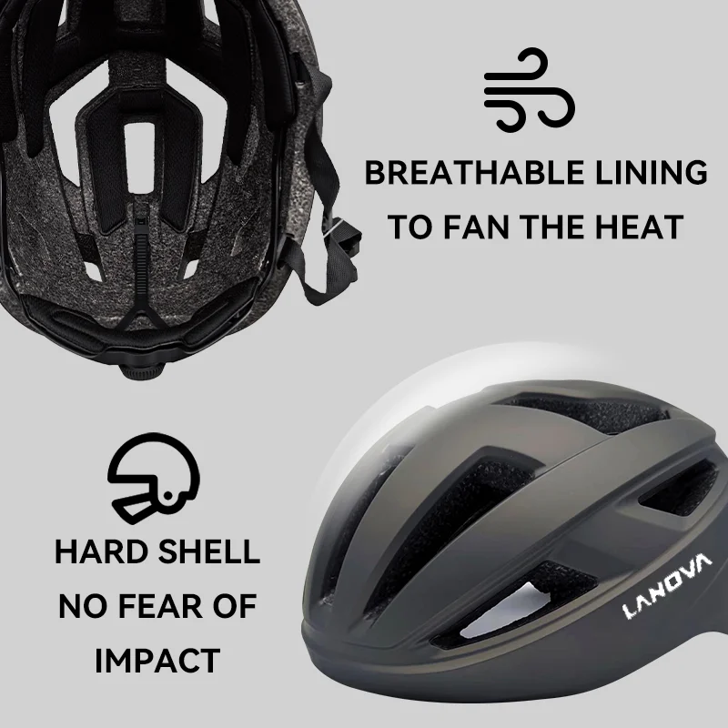 Hot sale USB rechargeable LED light cycling helmet Fashionable lightweight 14 vents Bicycle Road Helmet Lightweight bike helmet