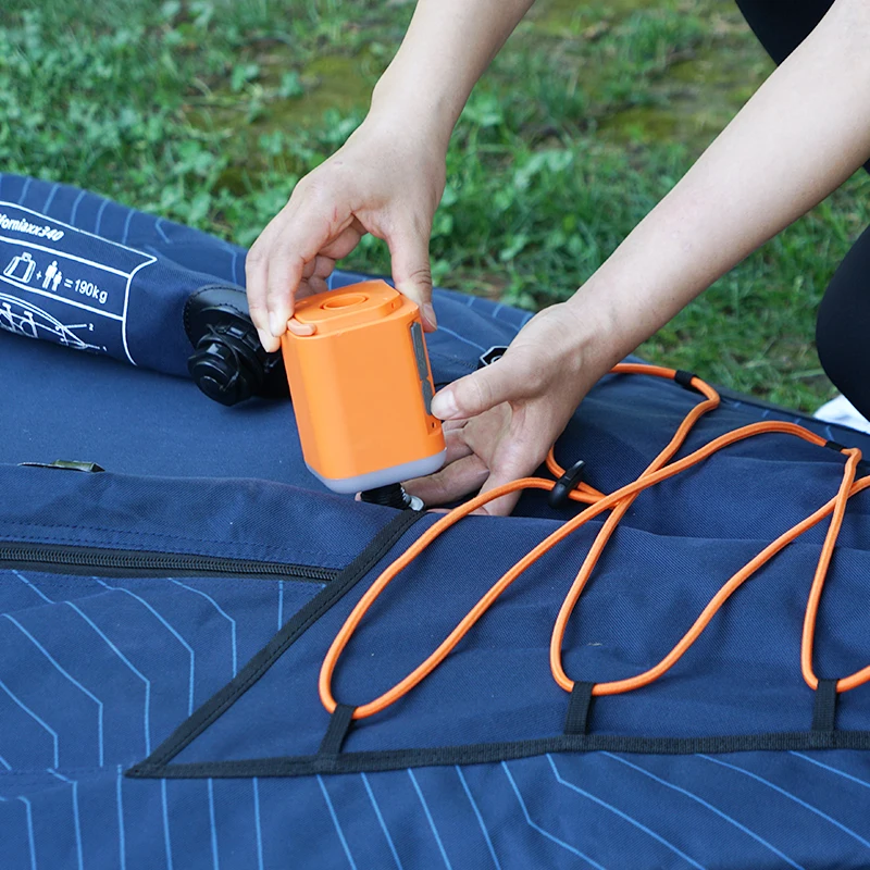 Neokudo Electric Air Pump Efficient Mini Brushless 4000mAh Battery Tiny Pump Inflatable fishing kayak Camping TENT Mattress