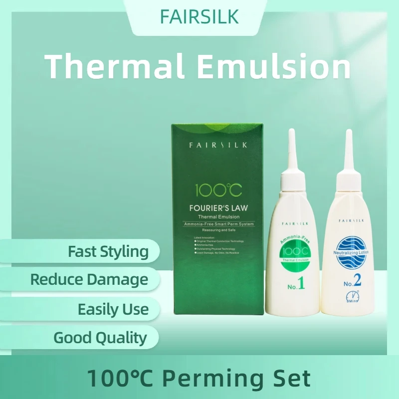 Guangzhou High Quality Hair Neutralizer Perm Lotion Kit Wholesale Ammonia Free Curling Hair Products 100ML*2