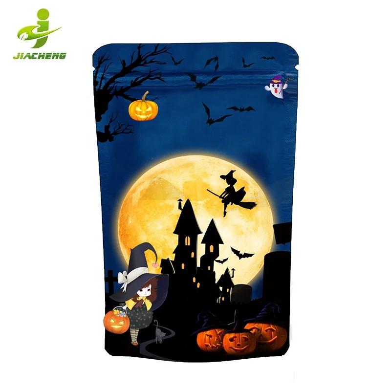 JIACHENG 2021 california digital print resealable matte white black smell proof custom 35 1 pound printed bags mylar bag