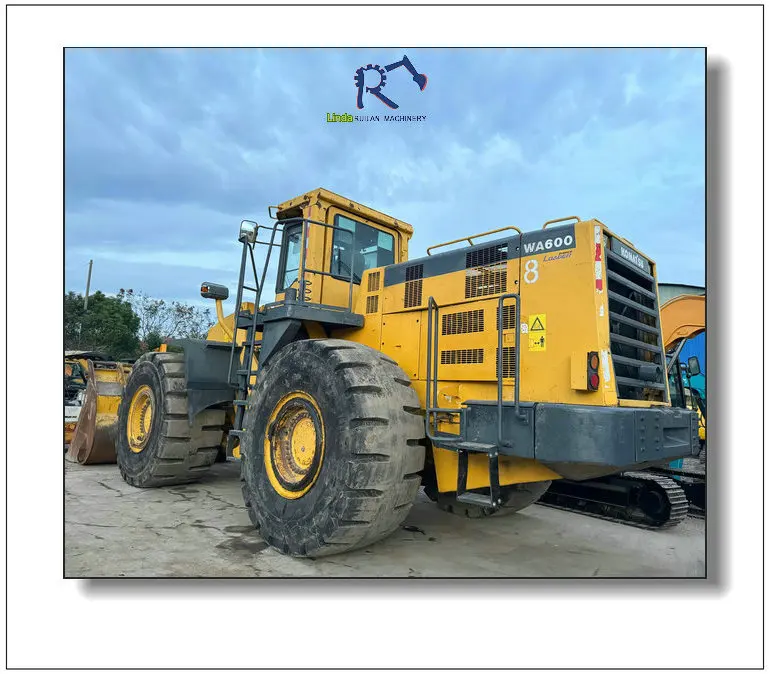 Лидер продаж оригинальный японский колесный погрузчик Komatsu WA600-3 хорошего качества 12 тонн фронтальный W380 WA320-3 WA470 WA600