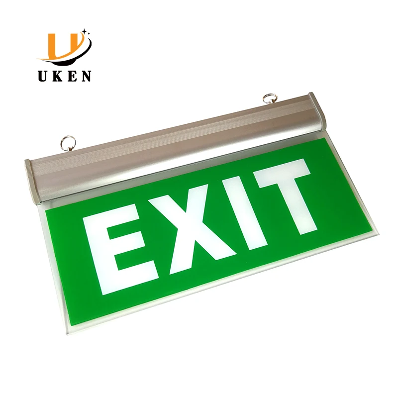 Exit Sign LED On Wall Emergency Fire Exit Sign