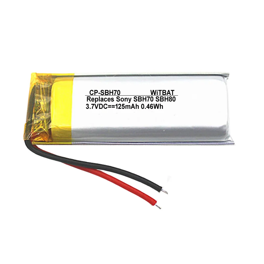 AHB401230UPC-02 for  SBH70 SBH80 Headset Battery