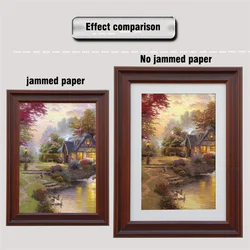 Table Top Display And Wall Mounting Custom Sizes 11X14 Brown Solid Wood Picture Frames