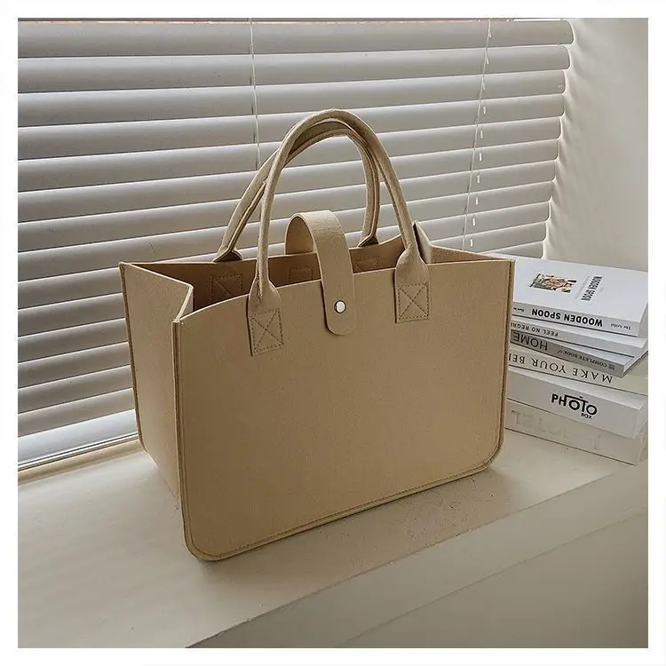 OEM фетровая сумка рекламные и подарки утолщенная для хранения с логотипом клиента войлок ручной подарочной сумкой