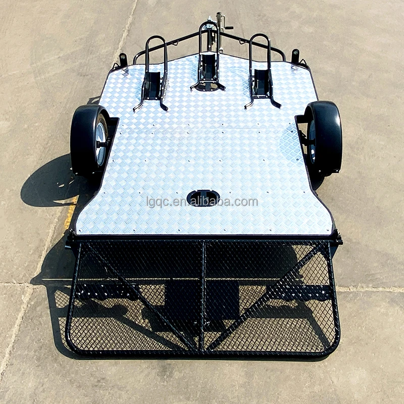 Single Foldable Motorcycle Trailer for Easy Storage for Motorcycles & ATVs