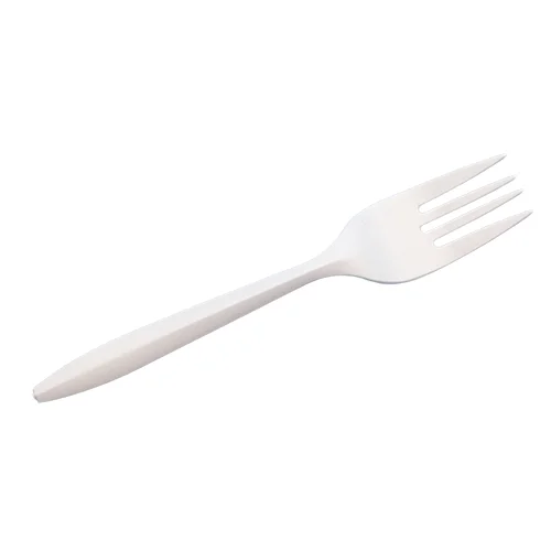 eco friendly cpla plastic biodegradable pink disposable spork bread knife spoon and fork cutlery set