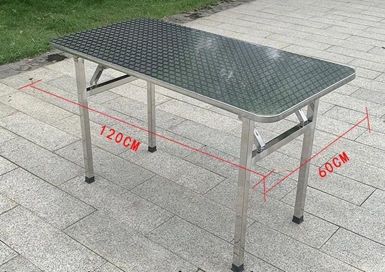 outdoor folded table, Garden coffer  and tea little table , adjusted stainless steel table
