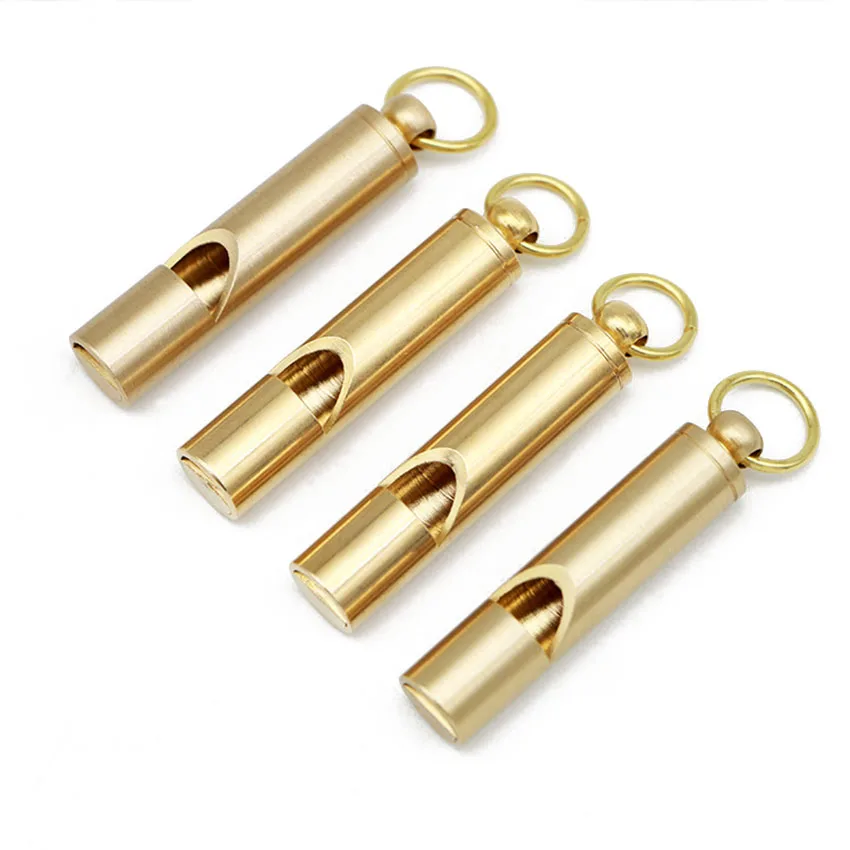 Brass Outdoor Survival Whistle Equipment Amazon Supplies Retro Referee Brass Whistle Pure Brass Survival Whistle