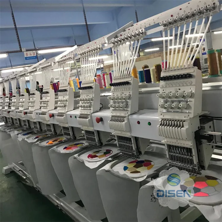 500 leather making field zsk 10 heads 9 Needles cap embroidery machine her name is tina for printing machine fabric