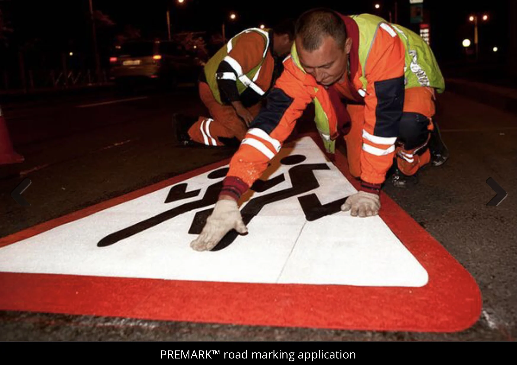 Fire Heating Hot Stick Thermoplastic Road Marking Tape