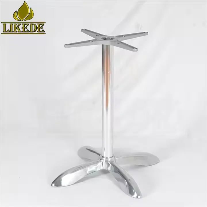 Aluminum Picnic Folding Table Frame with Cheap Metal Pedestal Table Legs Furniture Furniture Legs