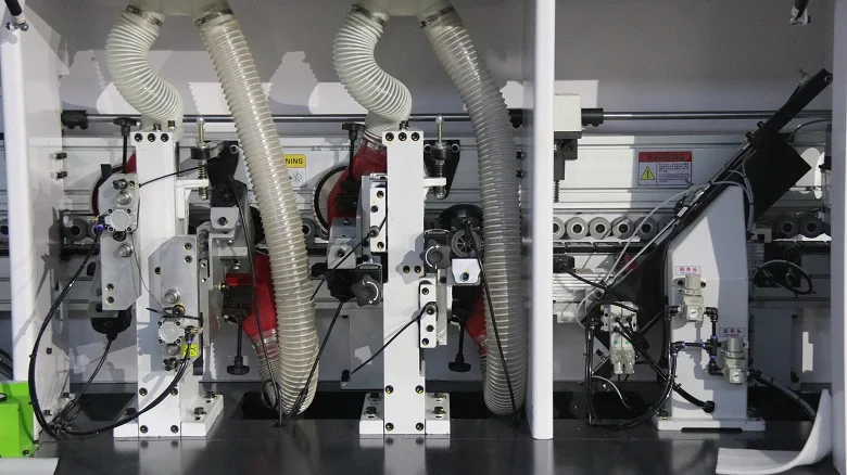 468GK edge sealing machine upper glue pot corner trimming pre-milling wood pvc edge banding machine edge trim