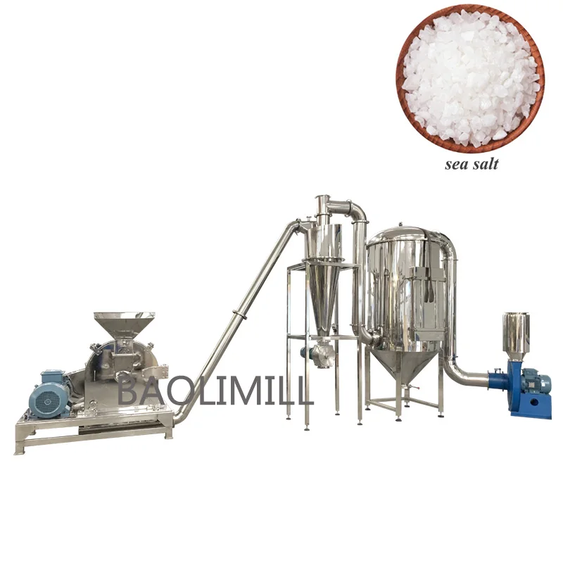 Industrial sugar powder grinding machine for icing sugar powder