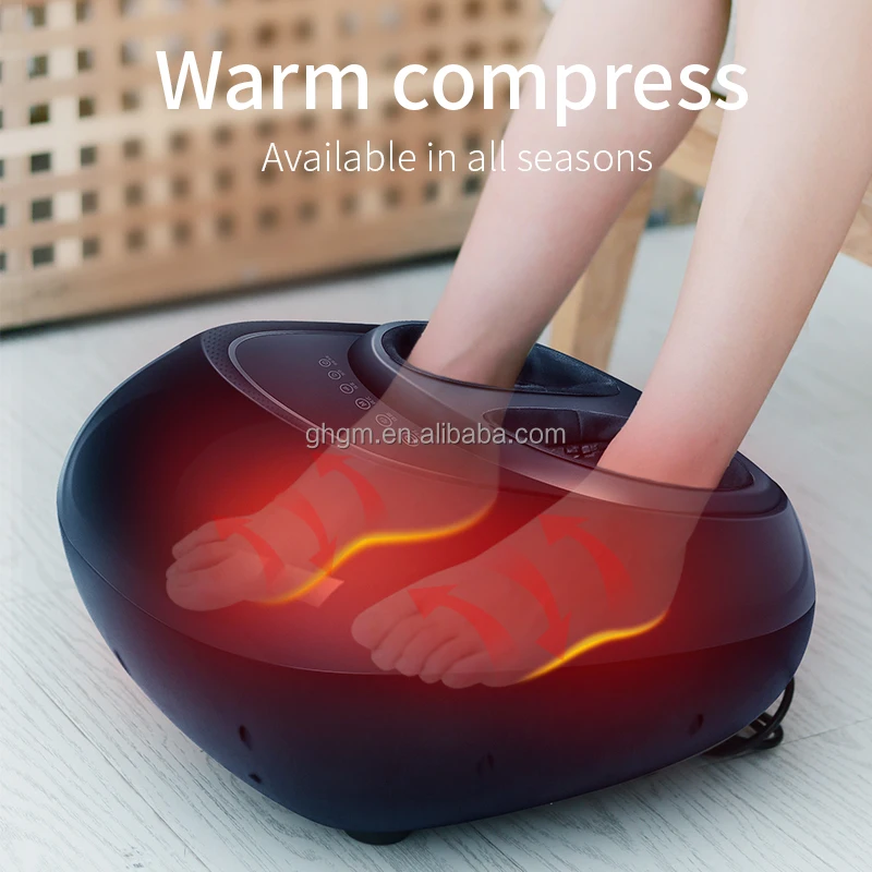 Electric Shiatsu Heating Roller Massage Blood Circulation Machine Roller Foot Massager With Airbag