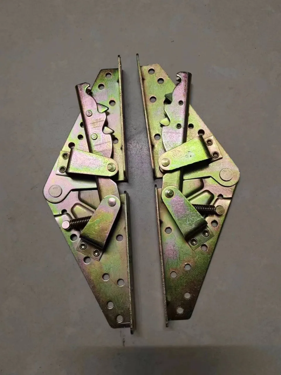 Factory hot sale sofa bed recliners mechanism folding hinge three-gear angle adjustment and CC board