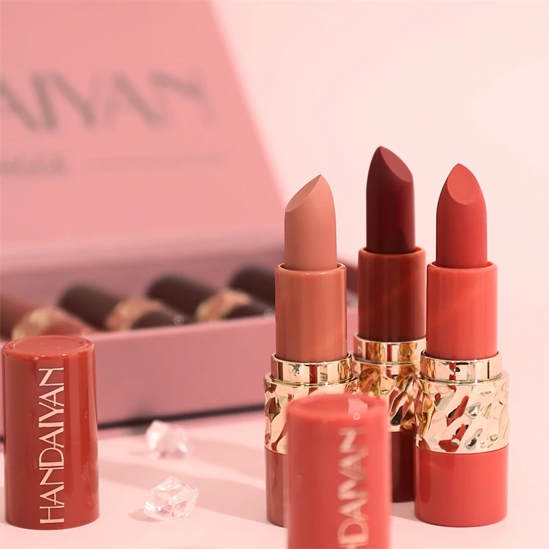 6-in-1 Silky Texture Moisturizing and Comfortable Matte Light Mist Lipstick Set for Good Complexions
