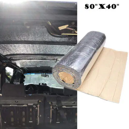Factory custom car sound heat insulation car roof reflective foil high heat resistant materials thermal insulation