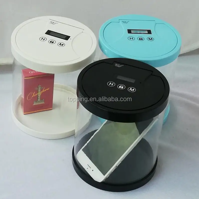 self control time lock container  to avoid and limit to play mobile game